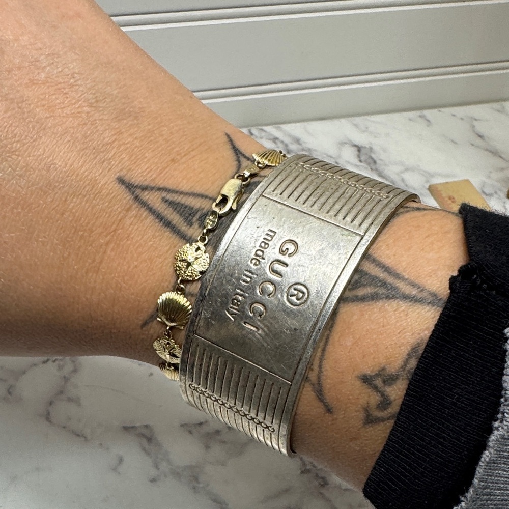 Authentic 925 Gucci Cuff Bracelet